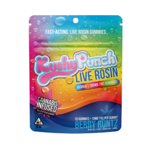 Kushy Punch Berry Runtz Live Rosin Gummies