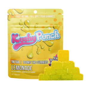 Kushy Punch Sativa Lemonade Individual Gummies