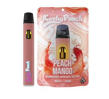 Kushy Punch Peach Mango Disposable Vape Pen