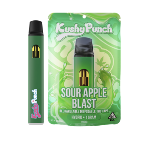 Kushy Punch Sour Apple Blast Disposable Vape Pen