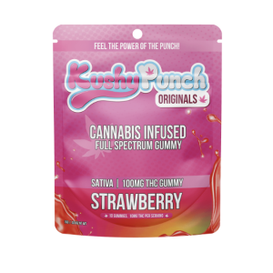 Kushy Punch Strawberry Full Spectrum Original Gummies