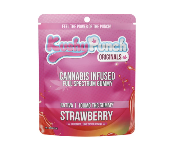 Kushy Punch Strawberry Full Spectrum Original Gummies