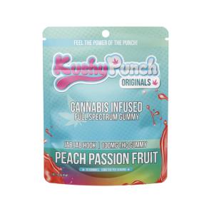 Kushy Punch Jab Jab Hook Peach Passion Fruit Full Spectrum Gummies