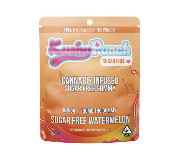 Kushy Punch Sugar Free Watermelon Original Gummies